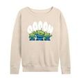 thumbnail image 1 of Toy Story - Three Aliens - Women's Lightweight French Terry Long Sleeve Shirt, 1 of 5
