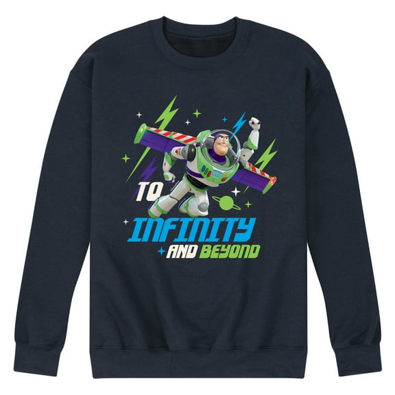 Toy Story - To Infinity And Beyond - Men's Crew Neck Fleece Pullover