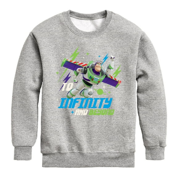 Toy Story - To Infinity and Beyond - Toddler And Youth Crewneck Fleece Sweatshirt