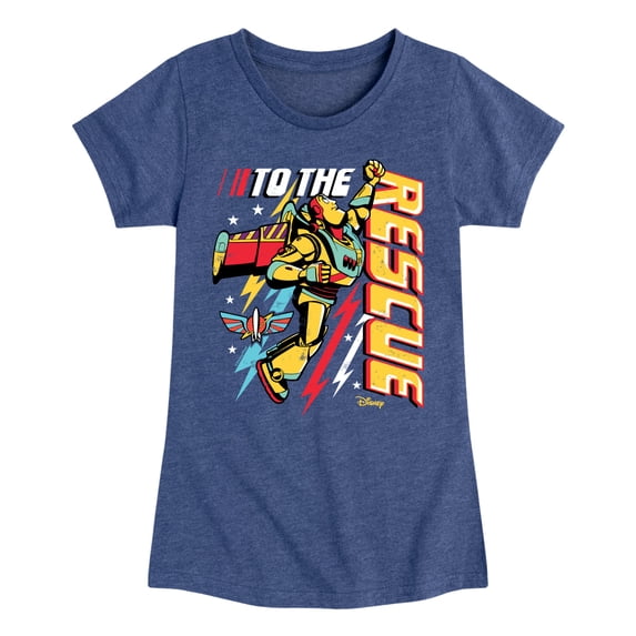 Toy Story - To The Rescue - Youth Girls Fitted Short Sleeve T-Shirt