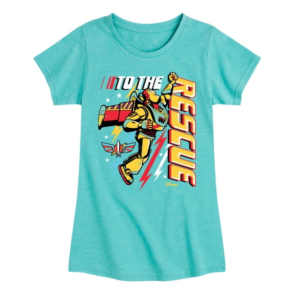 Toy Story - To The Rescue - Youth Girls Fitted Short Sleeve T-Shirt