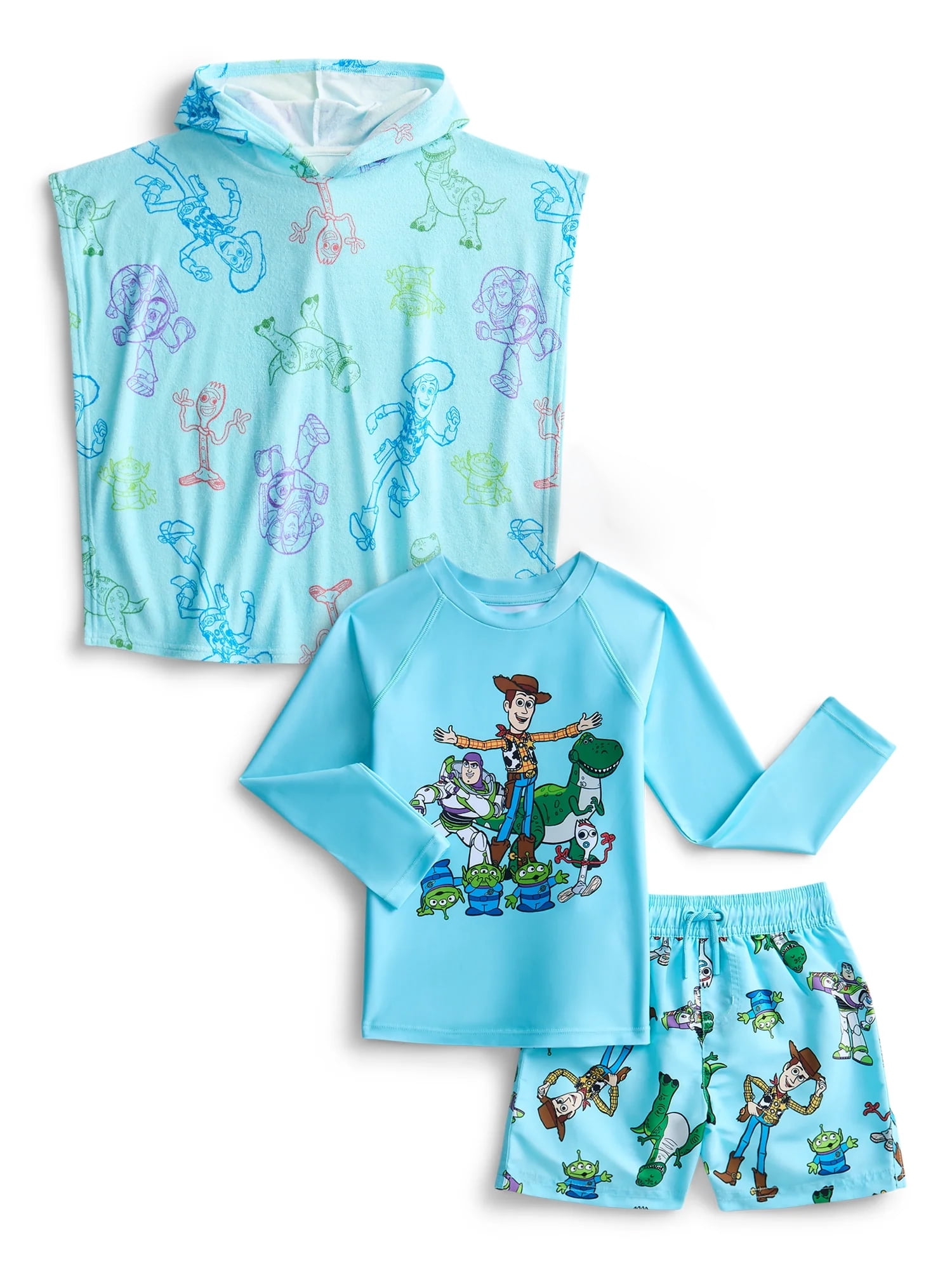 Character Toddler Boy Swim Set, 3-Piece, Sizes 12M-5T
