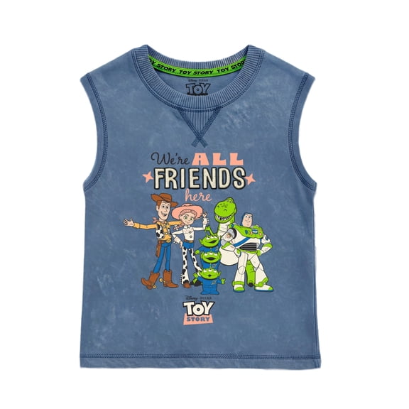 Toy Story Toddler Boy Sleeveless Muscle Tank, Sizes 12M-5T
