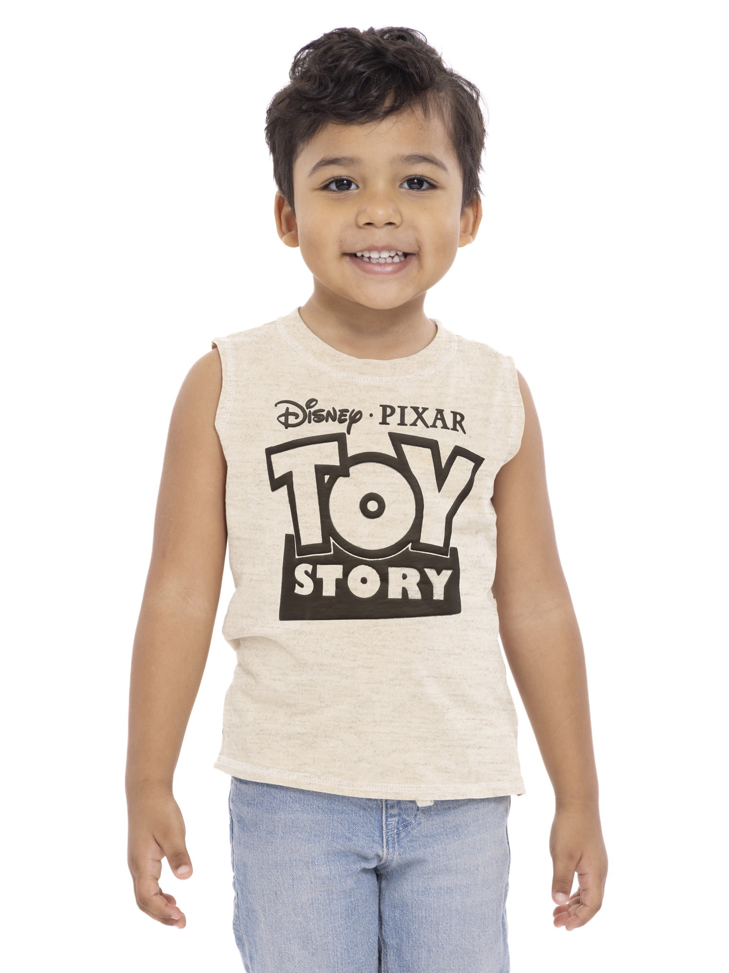 Toy Story Toddler Boy Tank Top with Front and Back Graphics, Sizes 12M-5T