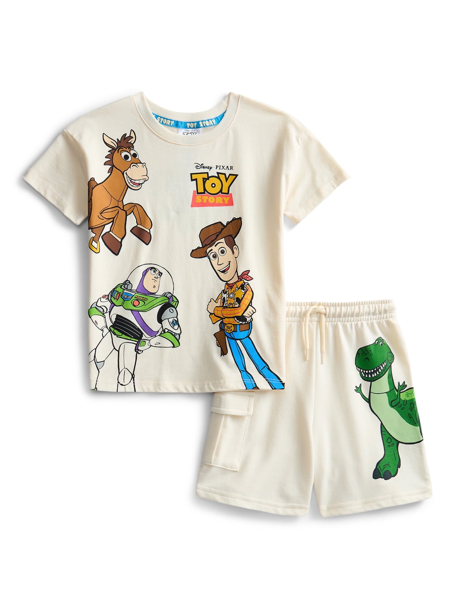 Hot Wheels Toddler Boy s Short Sleeve Graphic T Shirt with Matching Short 2 Piece 12M 5T