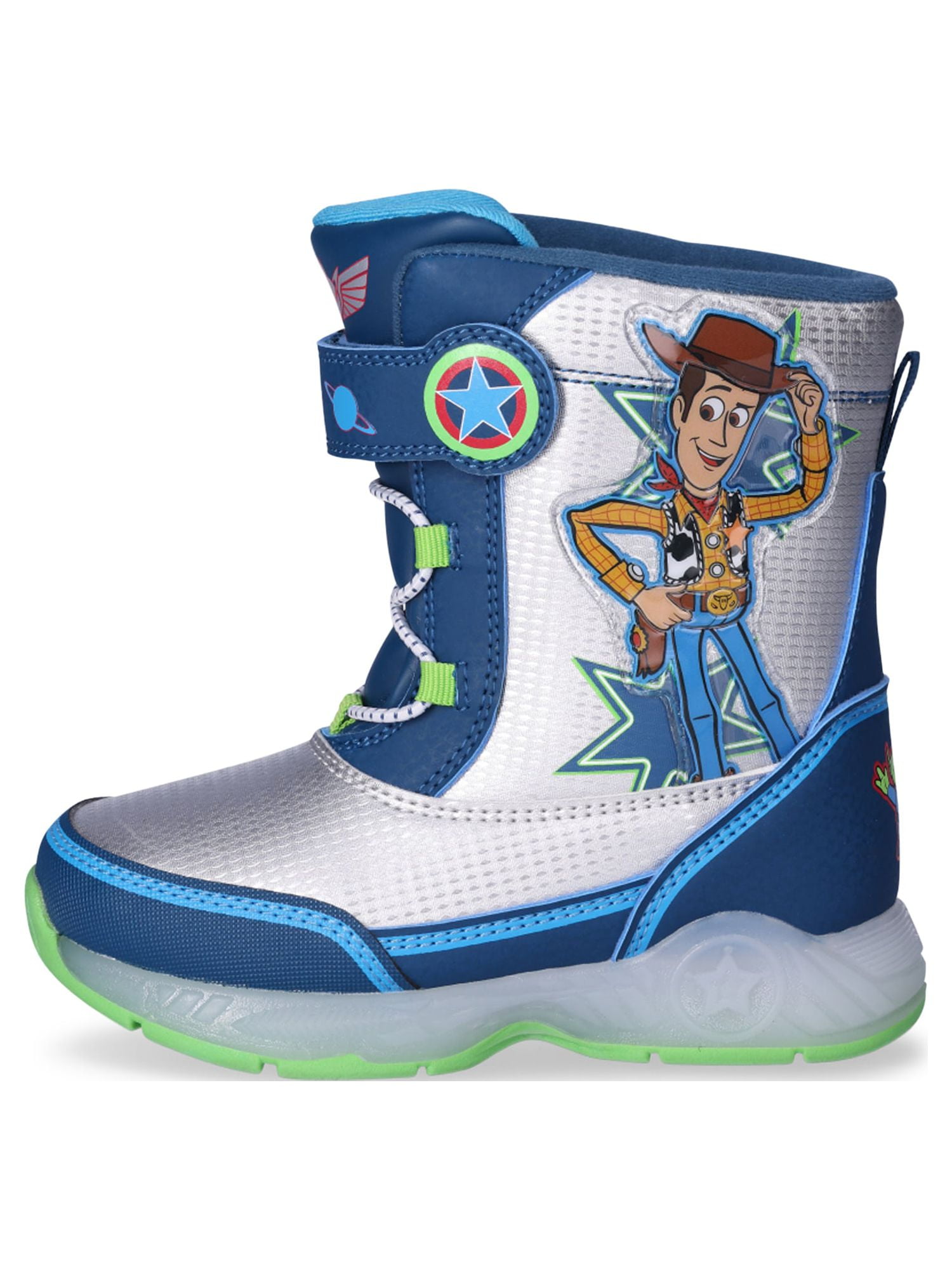 Toy Story Toddler Boys Buzz Lightyear Light Up Winter Winter Snow Boots