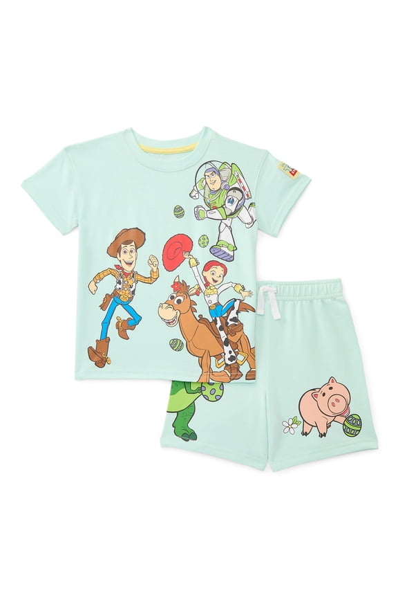 Toy Story Toddler Easter Graphic Tee and Shorts Set, 2-Piece, Sizes 12M-5T