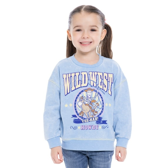 Toy Story Toddler Girls Graphic Sweatshirt, Sizes 12M-5T