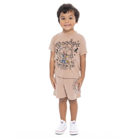 Toy Story Toddler Graphic Tee and Shorts Set, 2-Piece, Sizes 12M-5T