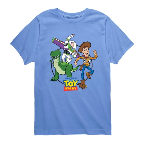 Toy Story - Toy Group - Youth Boys Short Sleeve Graphic T-Shirt