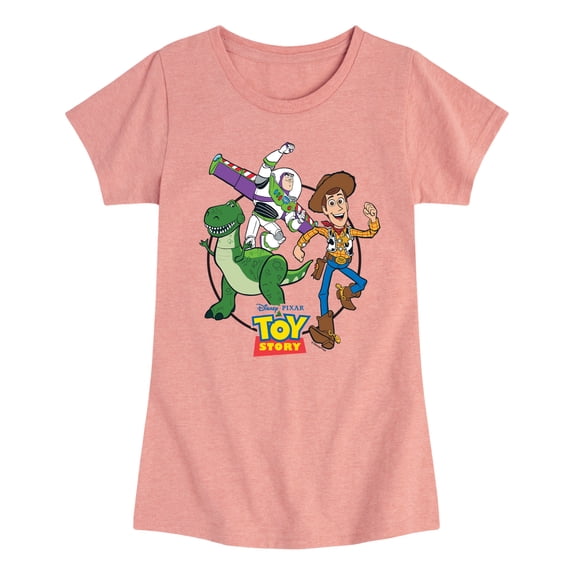 Toy Story - Toy Group - Youth Girls Fitted Short Sleeve T-Shirt