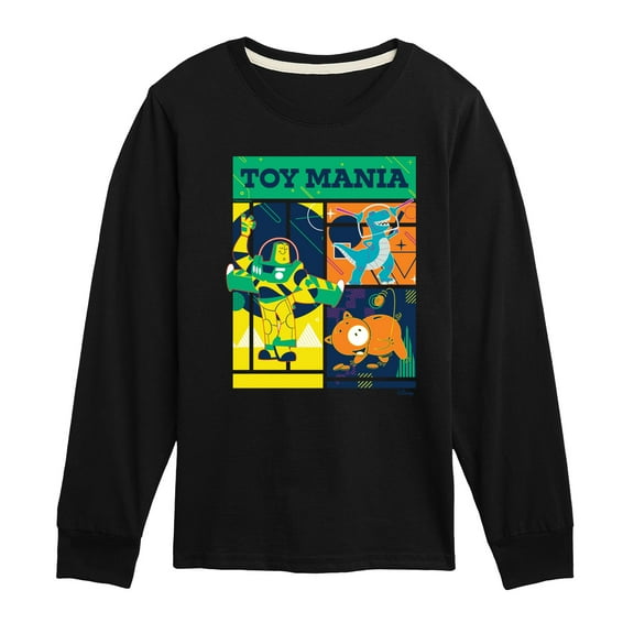 Toy Story - Toy Mania - Toddler & Youth Long Sleeve Graphic T-Shirt