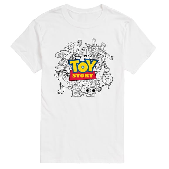 Toy Story - Toy Story Character Collage - Men's Short Sleeve Graphic T-Shirt