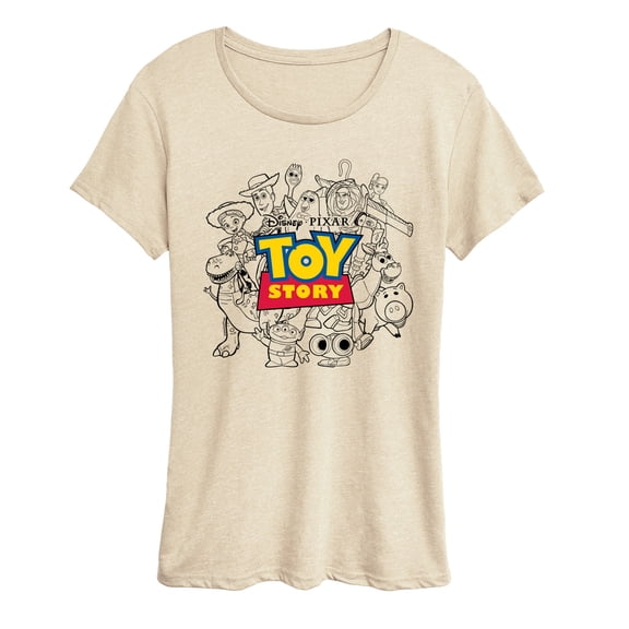 Toy Story - Toy Story Character Collage - Women's Short Sleeve Graphic T-Shirt