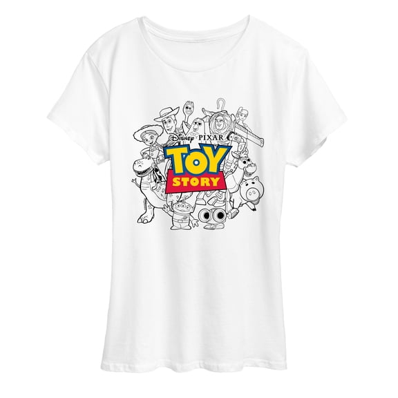 Toy Story - Toy Story Character Collage - Women's Short Sleeve Graphic T-Shirt