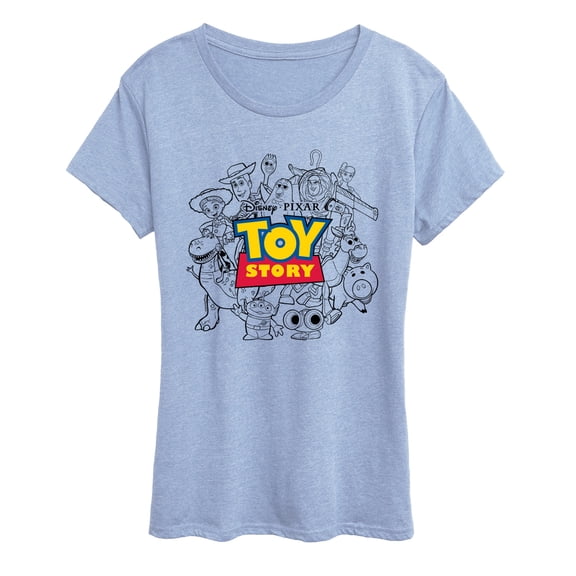 Toy Story - Toy Story Character Collage - Women's Short Sleeve Graphic T-Shirt