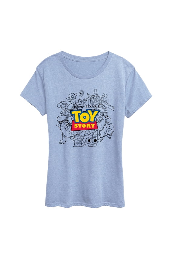 Toy Story - Toy Story Character Collage - Women's Short Sleeve Graphic T-Shirt