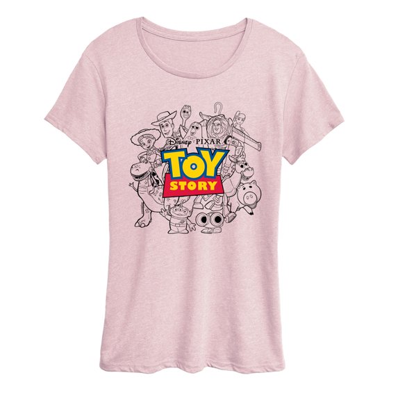 Toy Story - Toy Story Character Collage - Women's Short Sleeve Graphic T-Shirt