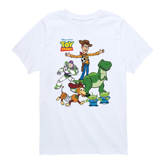 Toy Story - Toy Story Group - Youth Boys Short Sleeve Graphic T-Shirt