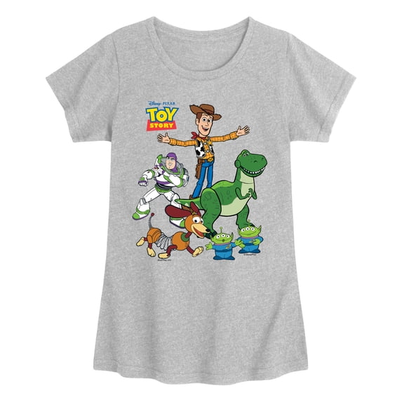 Toy Story - Toy Story Group - Youth Girls Fitted Short Sleeve T-Shirt