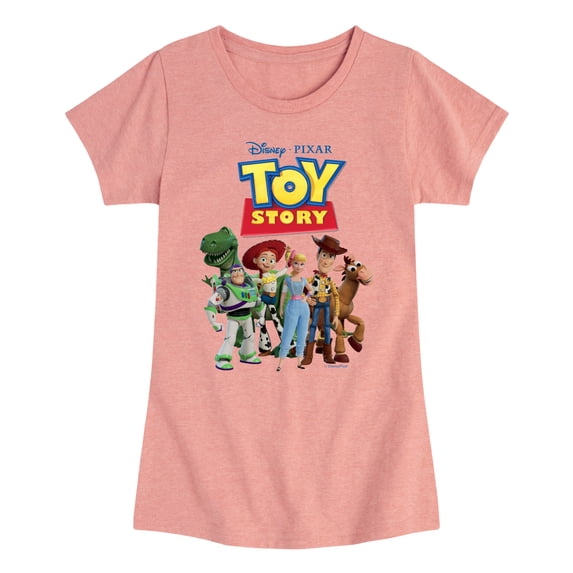 Toy Story - Toy Story Group - Youth Girls Fitted Short Sleeve T-Shirt
