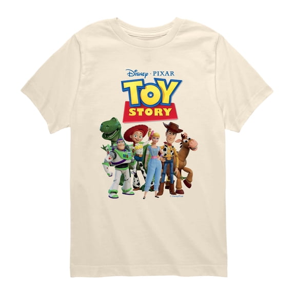 Toy Story - Toy Story Western Group - Youth Boys Short Sleeve Graphic T-Shirt