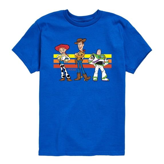 Toy Story - Toy Story Western Group - Youth Boys Short Sleeve Graphic T-Shirt