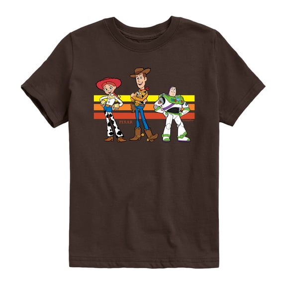 Toy Story - Toy Story Western Group - Youth Boys Short Sleeve Graphic T-Shirt