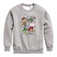 thumbnail image 1 of Toy Story - Toying Around Grid - Toddler Boys Fleece Crew Sweatshirt, 1 of 3