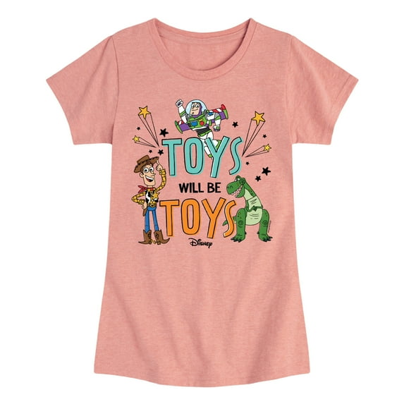 Toy Story - Toys Will Be Toys - Toddler & Youth Girls Short Sleeve Graphic T-Shirt