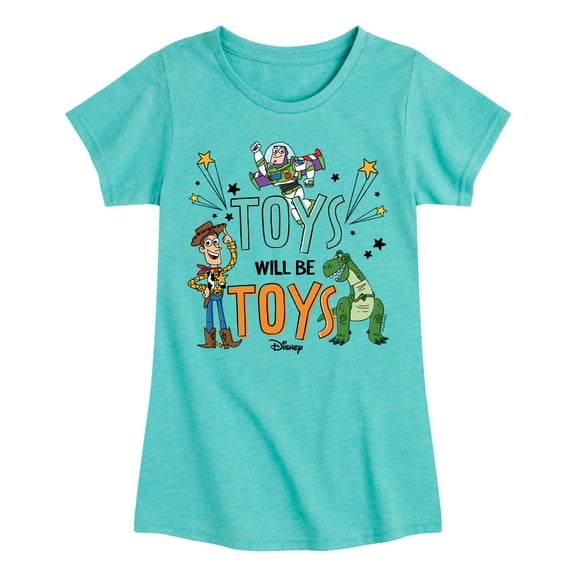 Toy Story - Toys Will Be Toys - Toddler & Youth Girls Short Sleeve Graphic T-Shirt