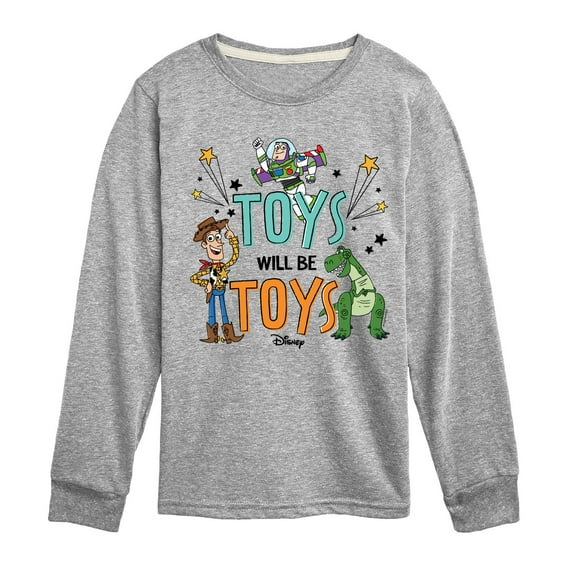 Toy Story - Toys Will Be Toys - Toddler & Youth Long Sleeve Graphic T-Shirt