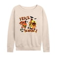 thumbnail image 1 of Toy Story - Trick Or Scream - Women's Lightweight French Terry Long Sleeve Shirt, 1 of 5