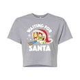 thumbnail image 1 of Toy Story - Waiting For Santa - Juniors Cropped Cotton Blend T-Shirt, 1 of 5