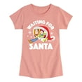 thumbnail image 1 of Toy Story - Waiting For Santa - Toddler And Youth Girls Short Sleeve Graphic T-Shirt, 1 of 5