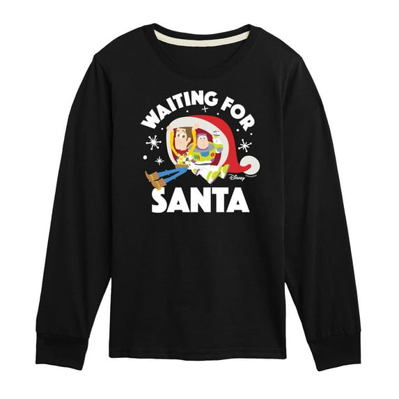 Toy Story - Waiting For Santa - Toddler And Youth Long Sleeve Graphic T-Shirt