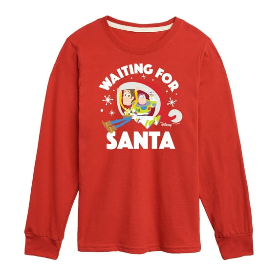 Toy Story - Waiting For Santa - Toddler And Youth Long Sleeve Graphic T-Shirt