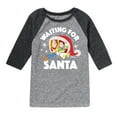 thumbnail image 1 of Toy Story - Waiting For Santa - Toddler And Youth Raglan Graphic T-Shirt, 1 of 5
