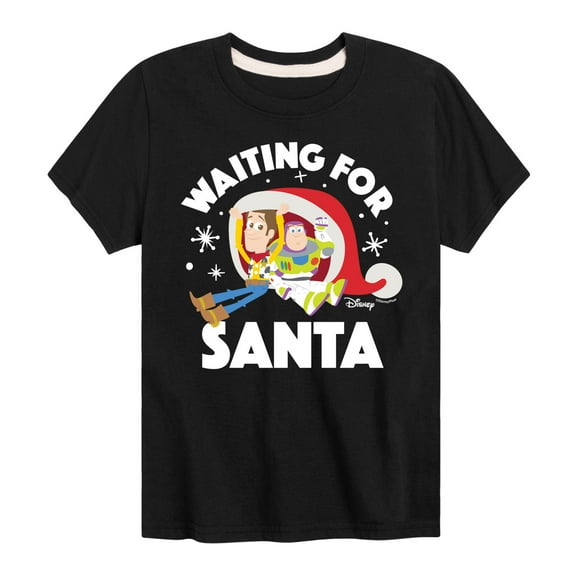Toy Story - Waiting For Santa - Toddler And Youth Short Sleeve Graphic T-Shirt