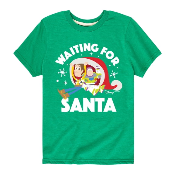 Toy Story - Waiting For Santa - Toddler And Youth Short Sleeve Graphic T-Shirt