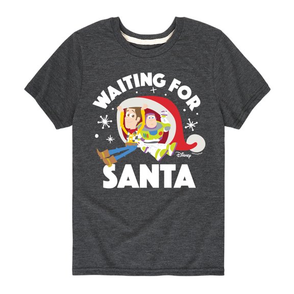 Toy Story - Waiting For Santa - Toddler And Youth Short Sleeve Graphic T-Shirt