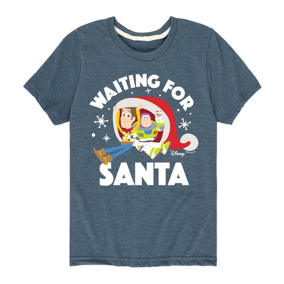 Toy Story - Waiting For Santa - Toddler And Youth Short Sleeve Graphic T-Shirt