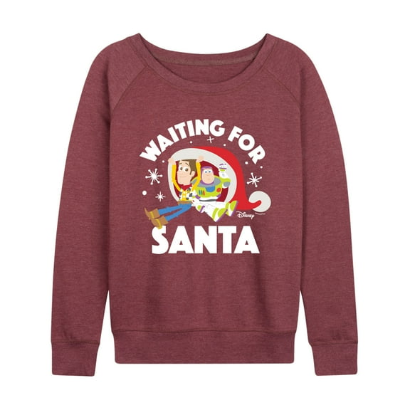 Toy Story - Waiting For Santa - Women's Lightweight French Terry Long Sleeve Shirt