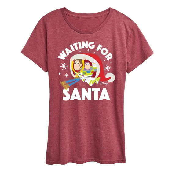 Toy Story - Waiting For Santa - Women's Short Sleeve Graphic T-Shirt