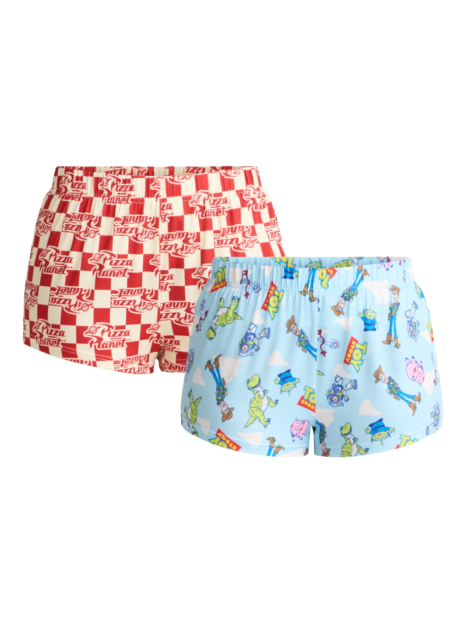 Toy Story Women’s Jersey Knit Sleep Shorts, 2-Pack, Sizes XS-3X