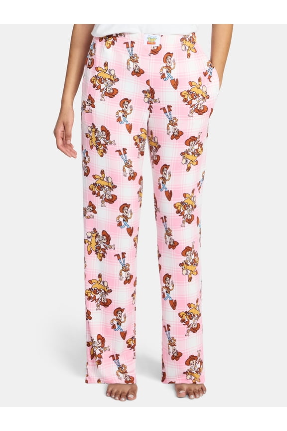 Toy Story Women's Jesse and Bullseye Hacci Knit Wide Leg Sleep Pants, Sizes XS-3X