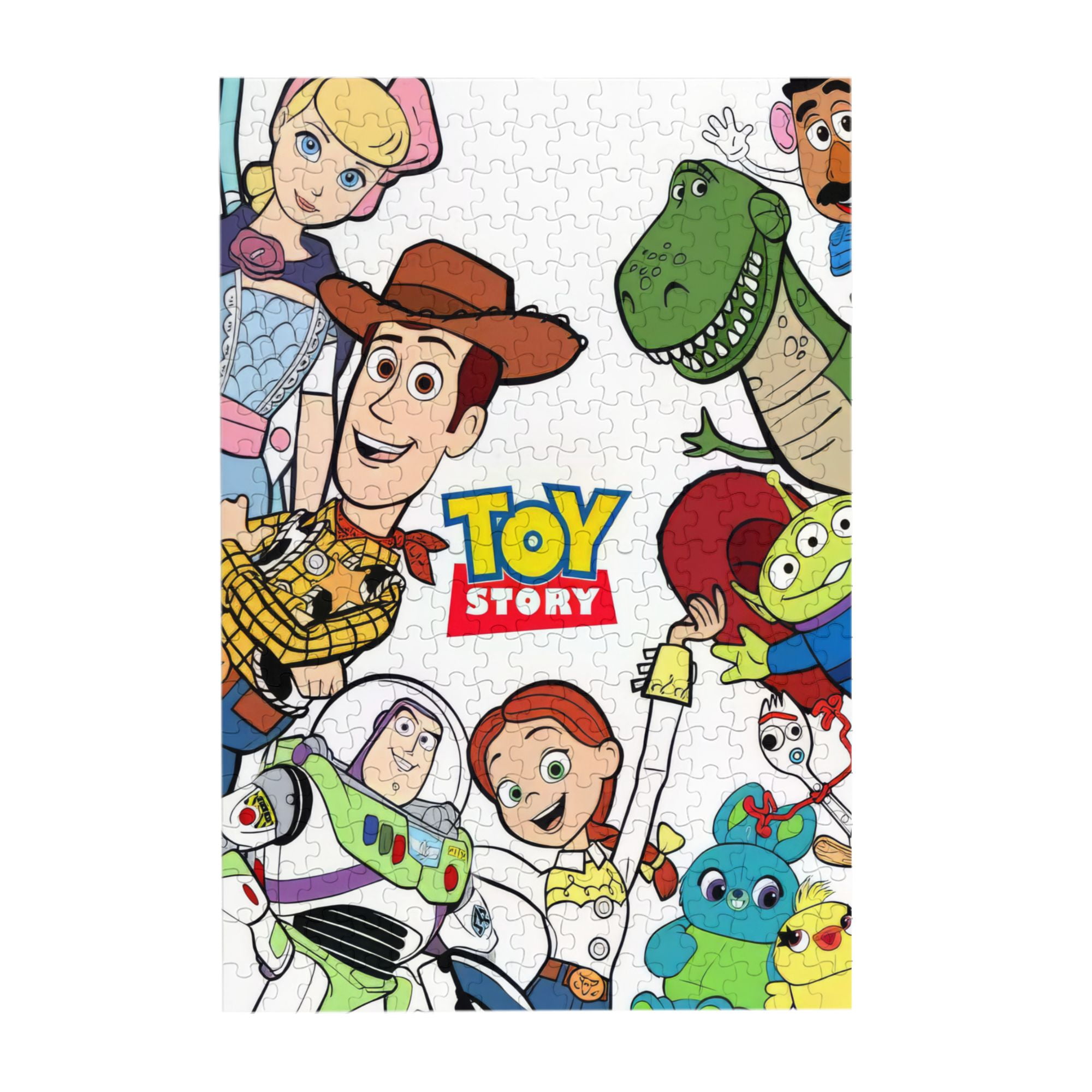 Toy Story Wooden Puzzle 300 PCS in Plastic Box, DIY Jigsaw Puzzle for Adults Kids, Birthday Holiday Family Puzzle Games Gift for Dad Mom Son Girls Boys