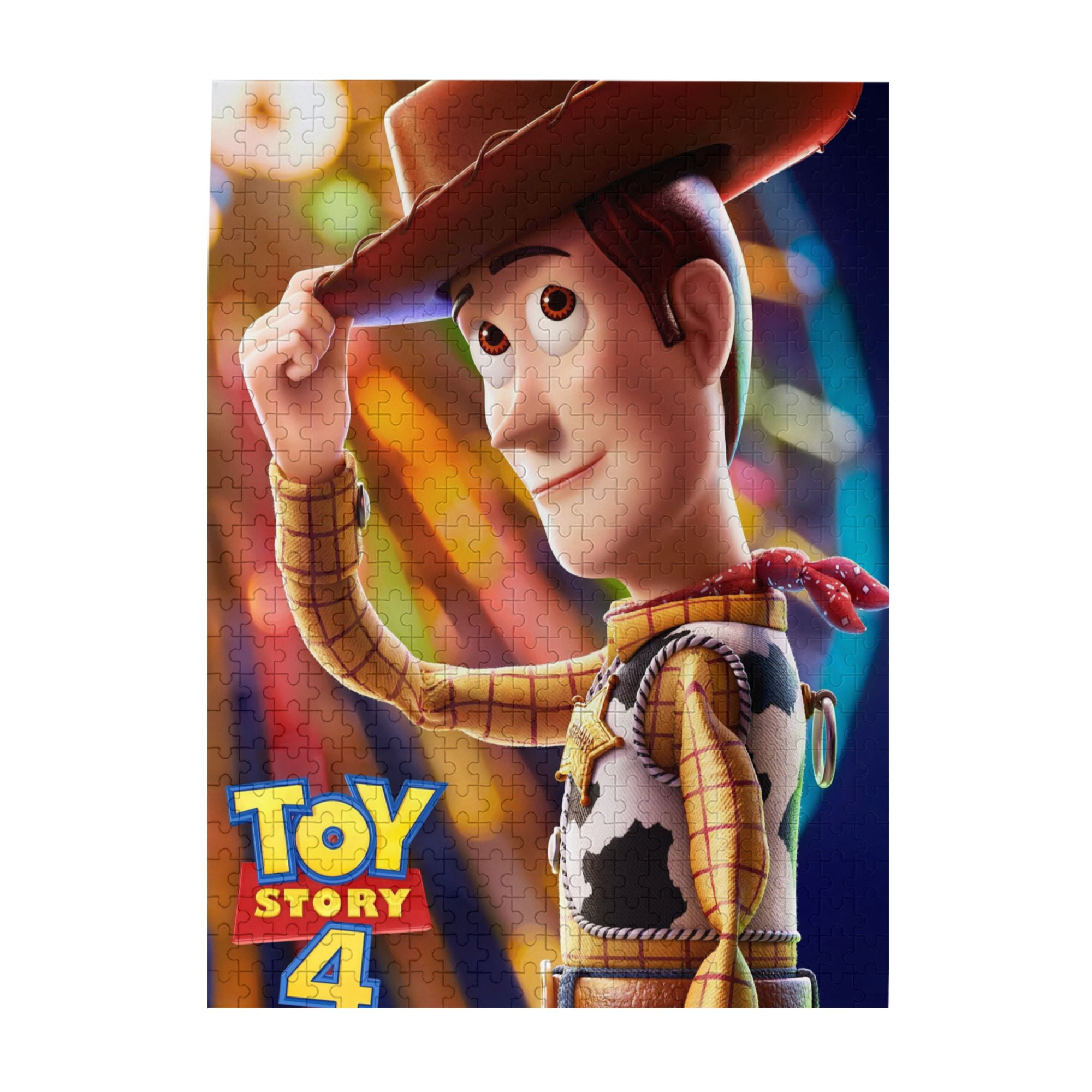 Toy Story Wooden Puzzle 500 PCS in Plastic Box, DIY Jigsaw Puzzle for Adults Kids, Birthday Holiday Family Puzzle Games Gift for Dad Mom Son Girls Boys