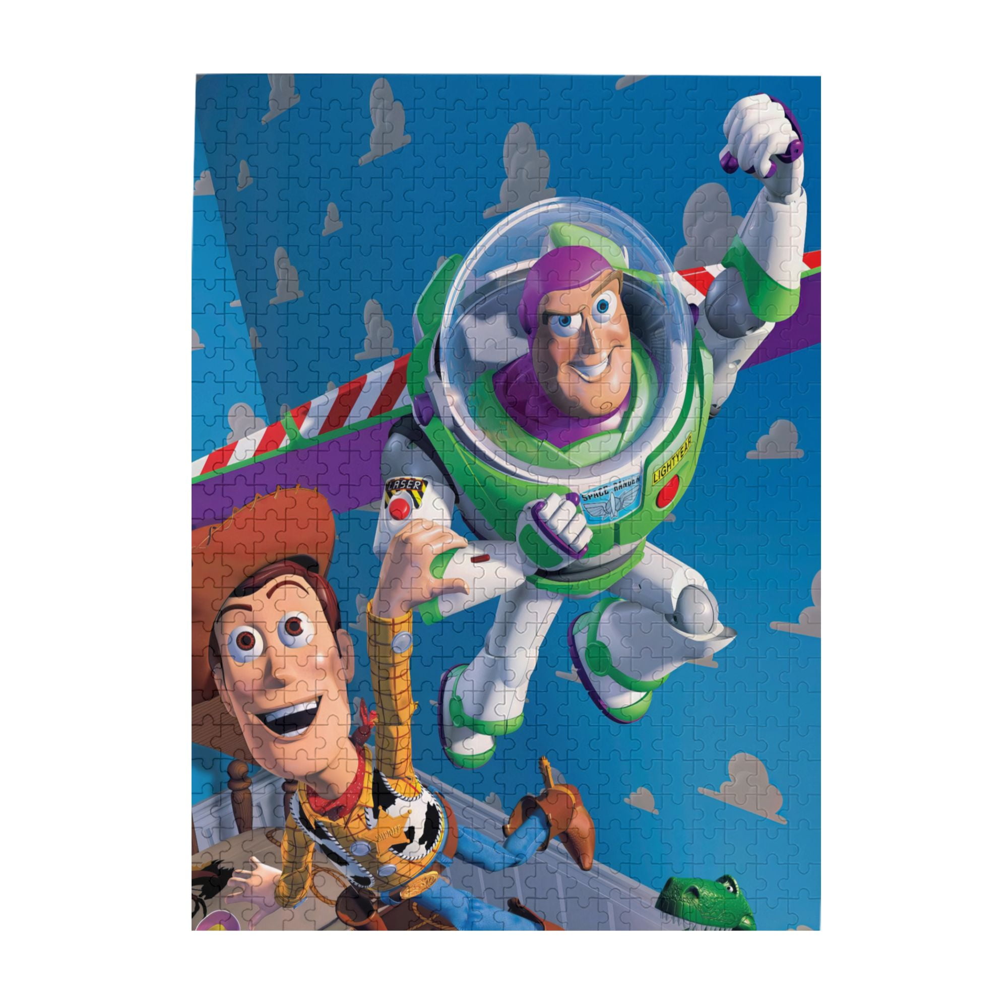 Toy Story Wooden Puzzle 500 PCS in Plastic Box, DIY Jigsaw Puzzle for Adults Kids, Birthday Holiday Family Puzzle Games Gift for Dad Mom Son Girls Boys
