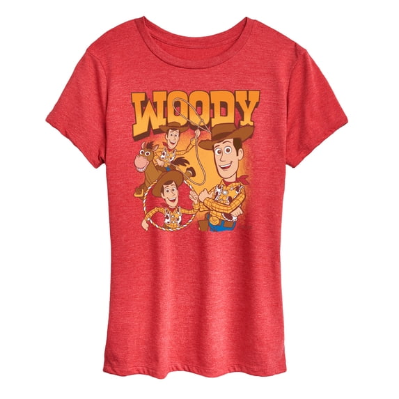 Toy Story - Woody Bootleg - Women's Short Sleeve Graphic T-Shirt